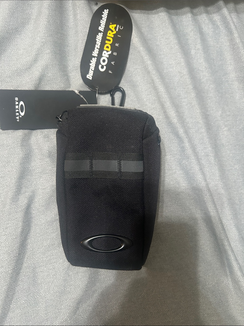 Oakley Black Case (Friends use theirs for golf balls and tees). Attaches to bag.